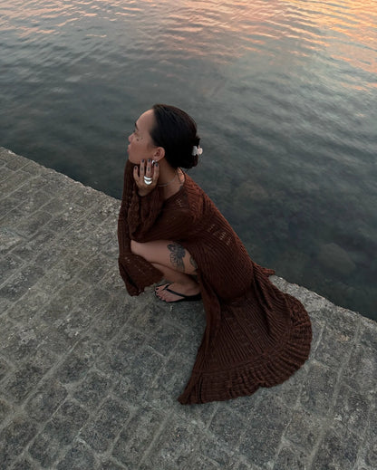 Ruffled Vacation Long Dress