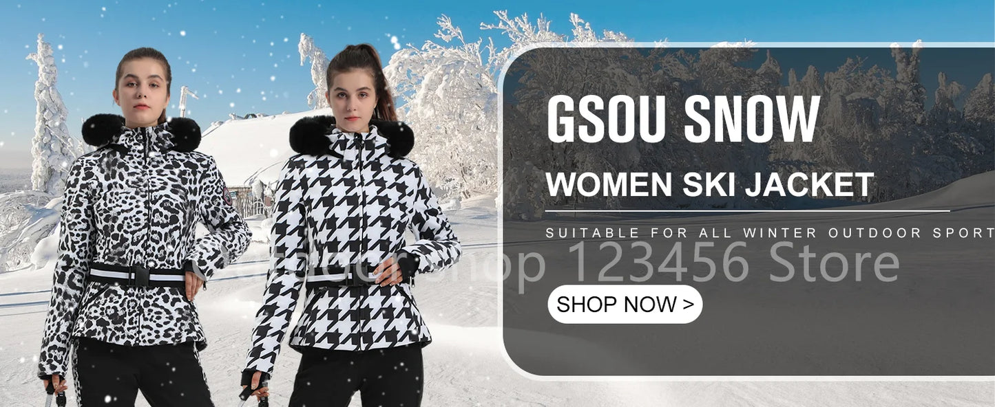 Gsou Ski Waterproof Skiing Coat