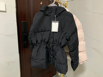 Winter Drawstring Puffer Jacket