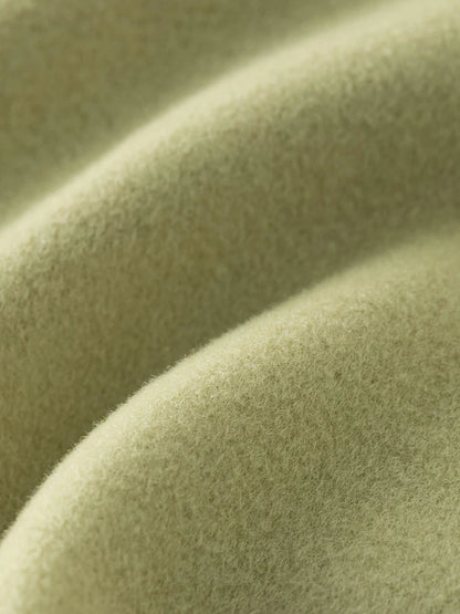 DUSHU Vintage Style Woolen Coat