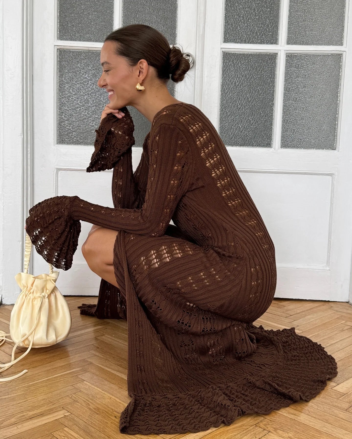 Ruffled Vacation Long Dress