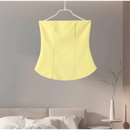 Strapless Elegant Backless Set