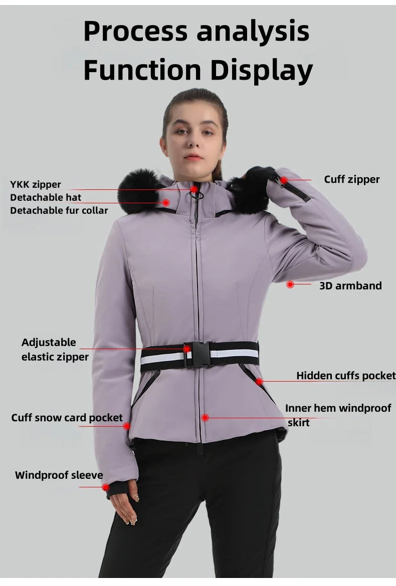 Gsou Ski Waterproof Skiing Coat
