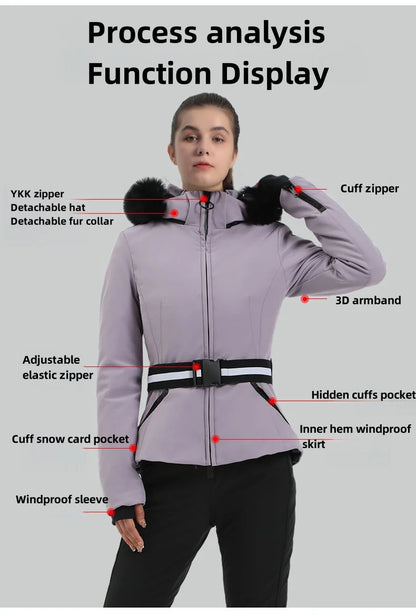 Gsou Ski Waterproof Skiing Coat