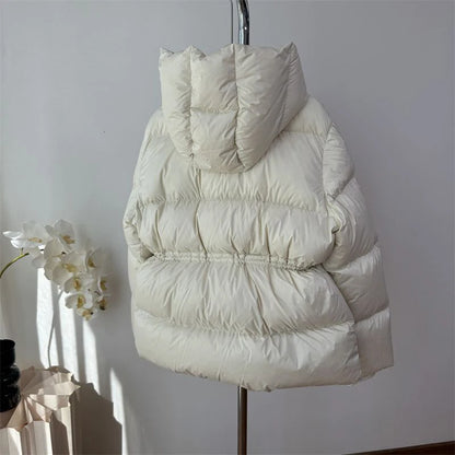 Winter Drawstring Puffer Jacket