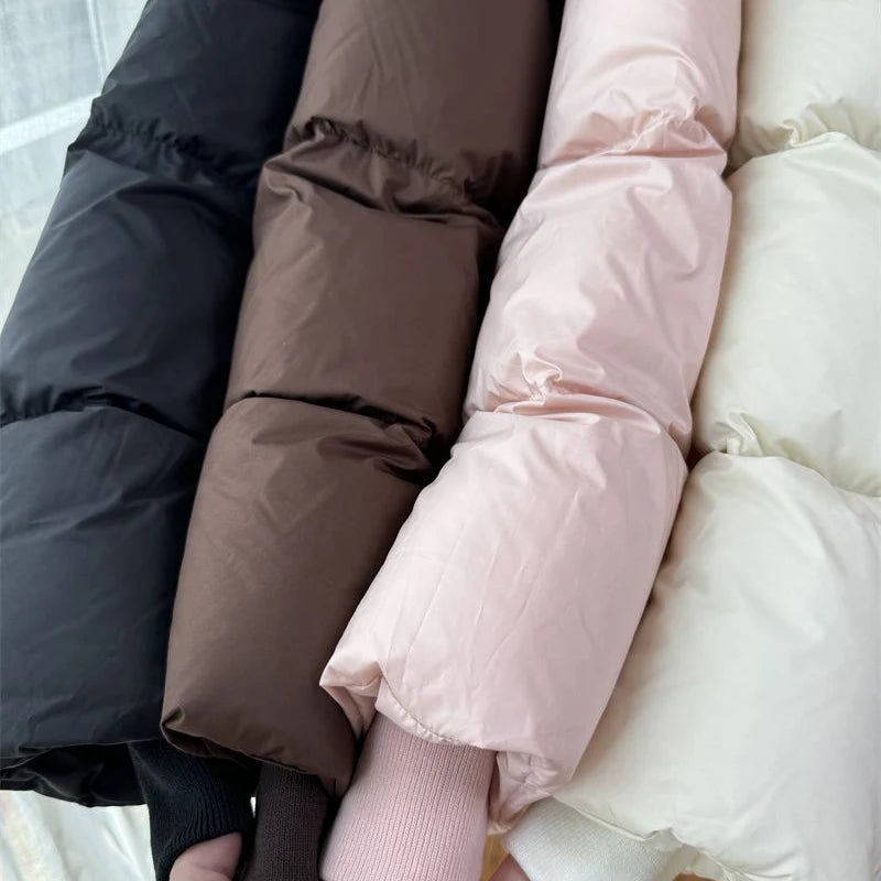 Winter Drawstring Puffer Jacket