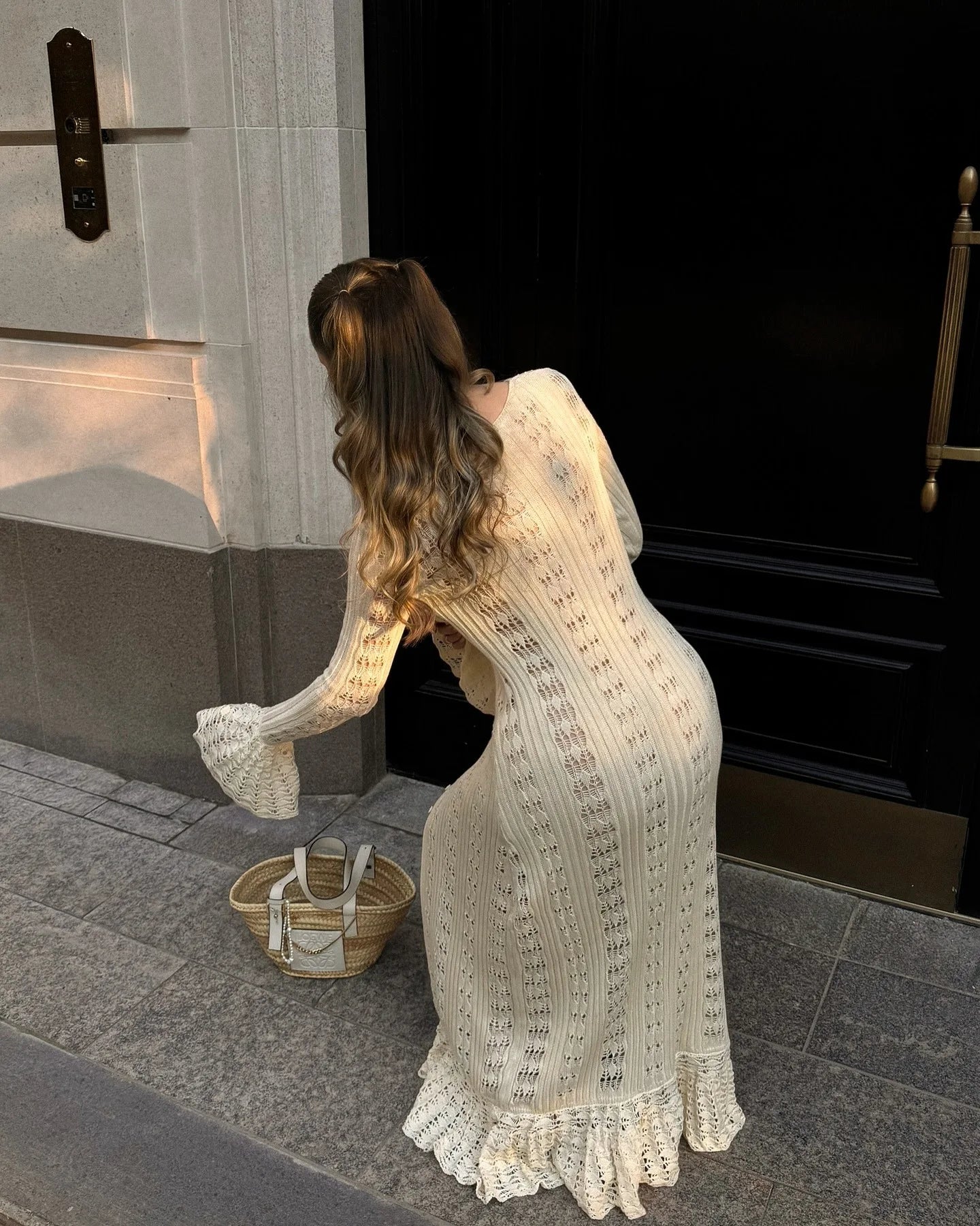 Ruffled Vacation Long Dress