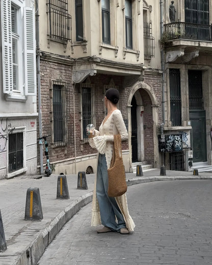 Ruffled Vacation Long Dress