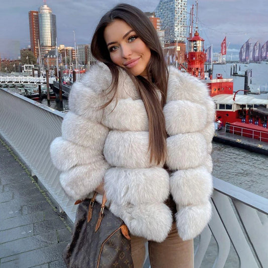 Fox Fur Coat Jacket