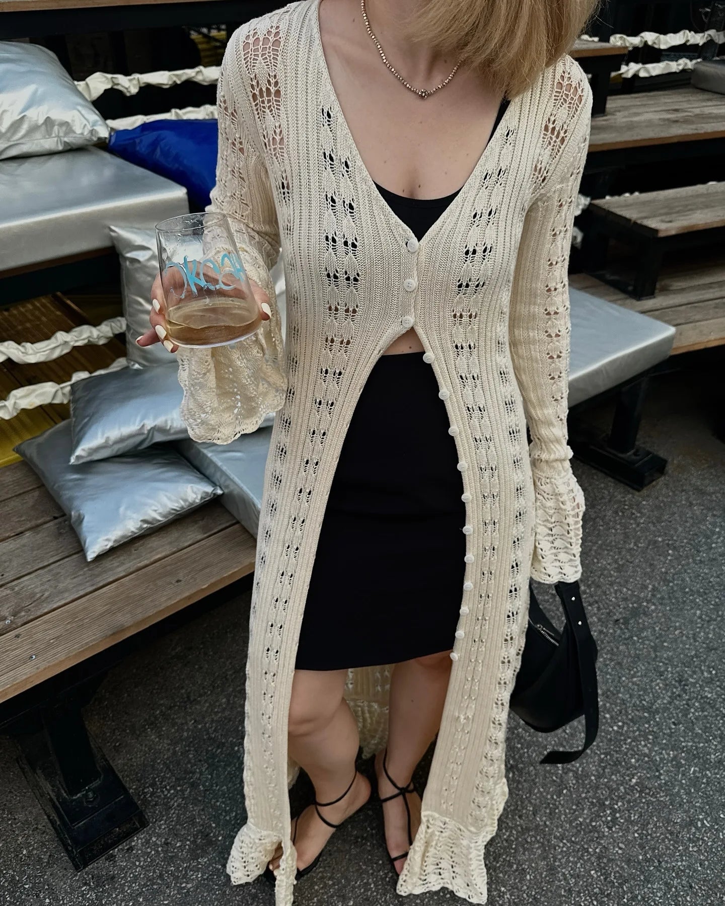 Ruffled Vacation Long Dress